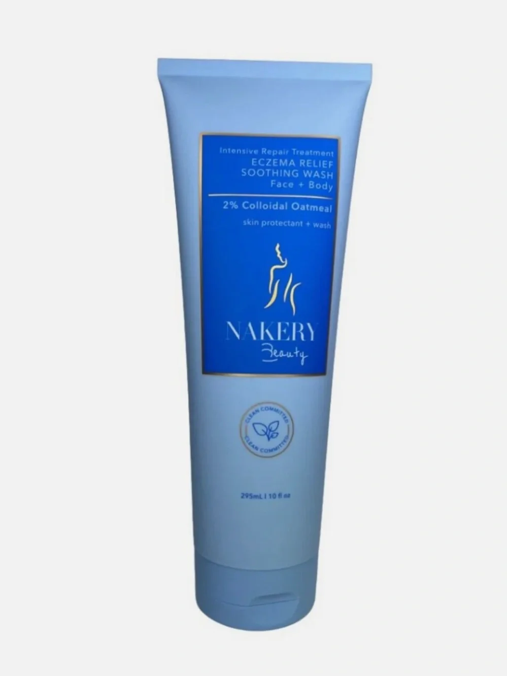 New! Nakery Beauty Eczema Relief Soothing Wash 10oz/295mL